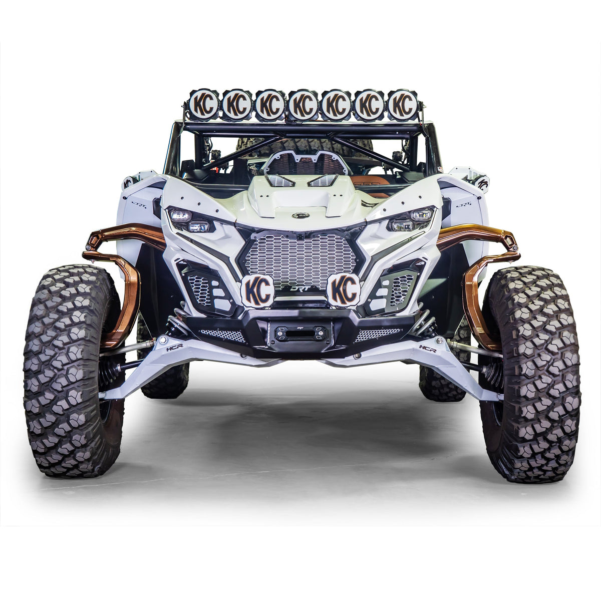 Can-Am Maverick R HD Front Winch Bumper by DRT Motorsports, front view 7