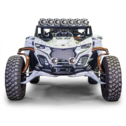 Can-Am Maverick R HD Front Winch Bumper by DRT Motorsports, front view 7