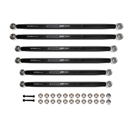 Can-Am Maverick R Billet Aluminum Race Series 7075 XD Hex Bar Radius Rod Set by DRT Motorsports, product view 1