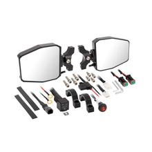 UTV LED Side Mirrors with Integrated 4,500-Lumen Lights