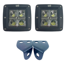 Polaris RZR A-Pillar Light Pod Kit SxS Off-Road Lighting - Installed View | 50 Caliber Racing