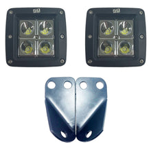 Yamaha YXZ 1000R A-Pillar Light Pod Mounting Kit SxS Off-Road Lighting - Installed View | 50 Caliber Racing