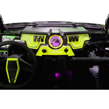 Polaris RZR XP1000 3-Piece 6-Switch CNC Billet Dash Panel with Switches – Lime Squeeze