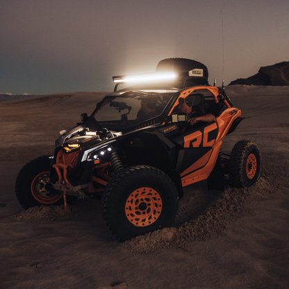40" Clear LED Light Bar Heretic