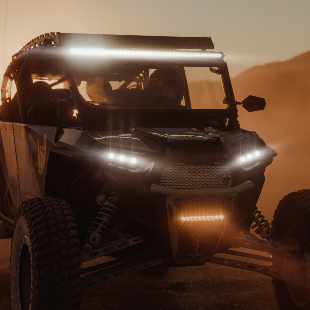 40" Clear LED Light Bar Heretic