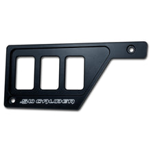 Polaris RZR XP1000 Left Side 3-Switch CNC Billet Aluminum Dash Panel