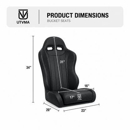 "Weekender" Series Pair of Front Suspension Bucket Seats Maverick Sport (2019+)