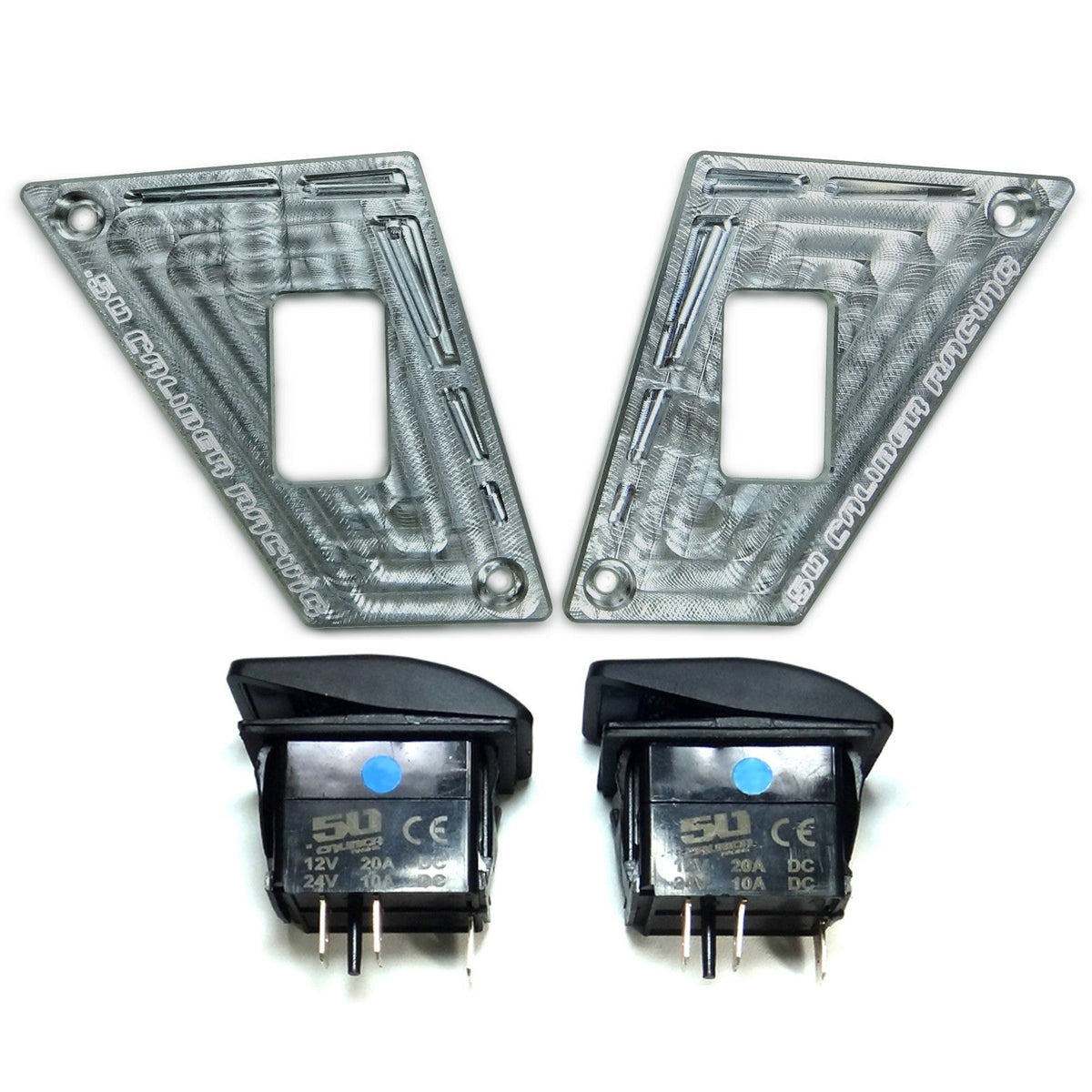 Polaris RZR 170 2-Switch Dash Panel Kit by 50 Caliber Racing, product view 13