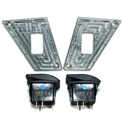Polaris RZR 170 2-Switch Dash Panel Kit by 50 Caliber Racing, product view 13