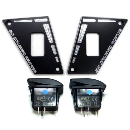 Polaris RZR 170 2-Switch Dash Panel Kit by 50 Caliber Racing, product view 4