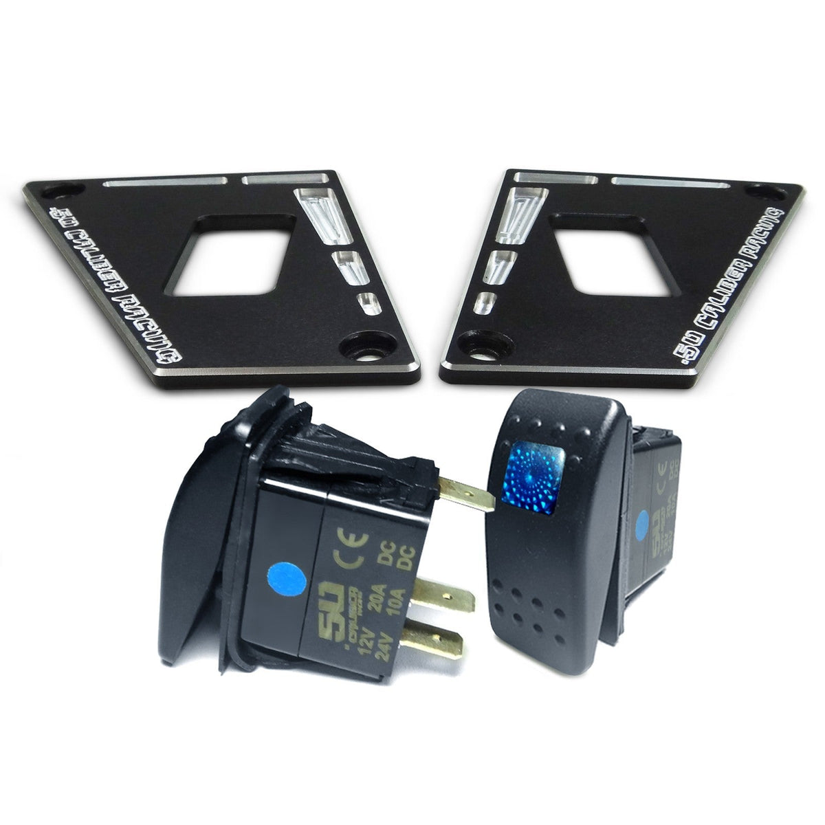 Polaris RZR 170 2-Switch Dash Panel Kit by 50 Caliber Racing, product view 5