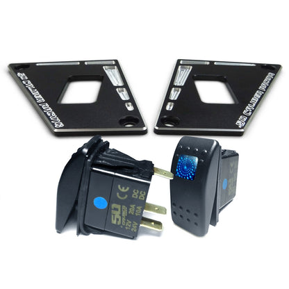 Polaris RZR 170 2-Switch Dash Panel Kit by 50 Caliber Racing, product view 5