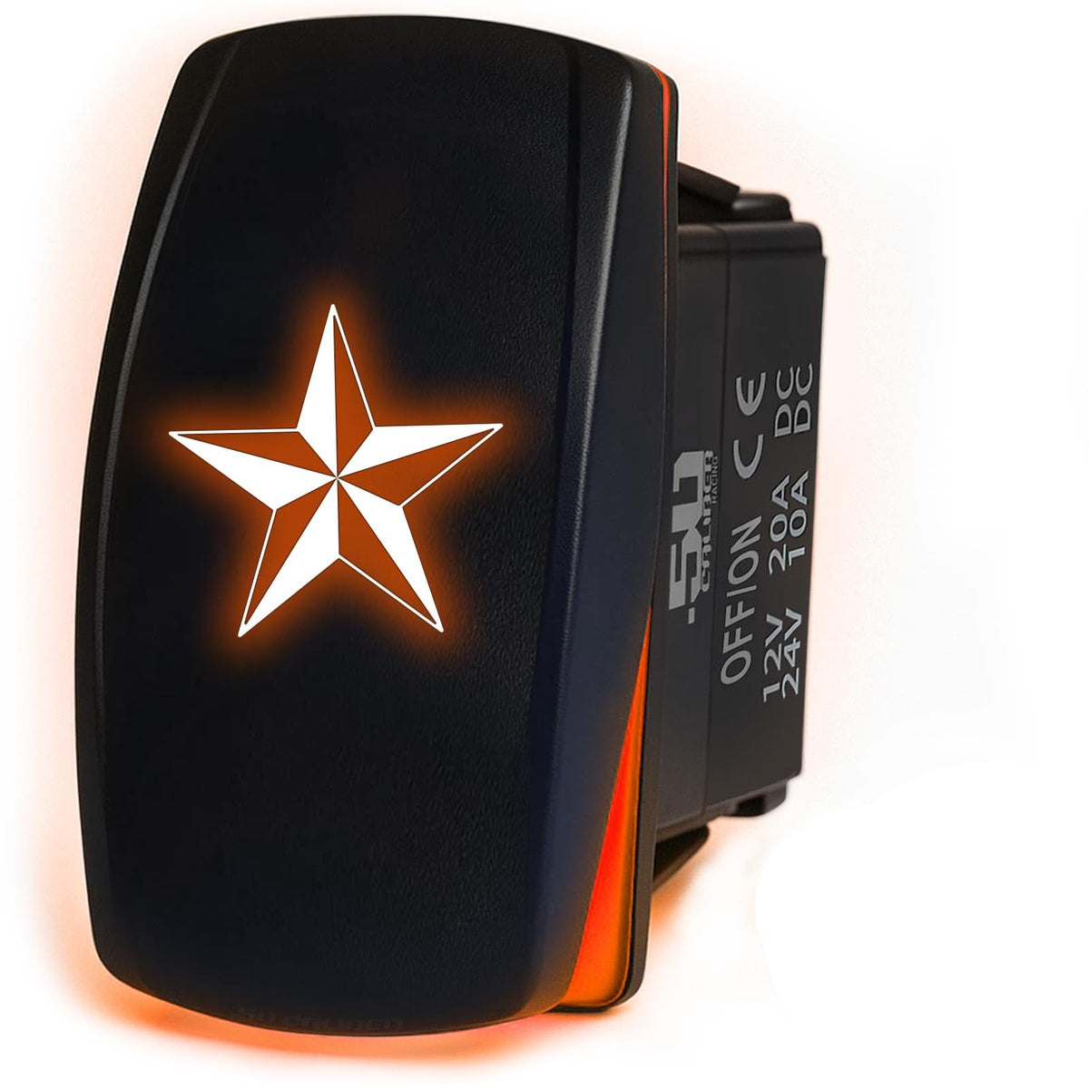 Waterproof Rocker Switch On/Off | 50 Caliber Racing