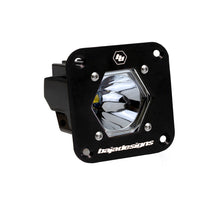 S1 Black Flush Mount Light Pod Single UTV - Front View | Baja Designs