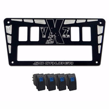 Yamaha YXZ 1000R Custom CNC Billet Aluminum 4-Switch Dash Panel