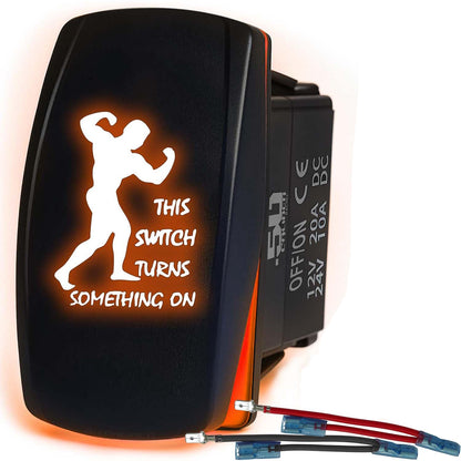 SxS Waterproof Rocker Switch On/Off | 50 Caliber Racing