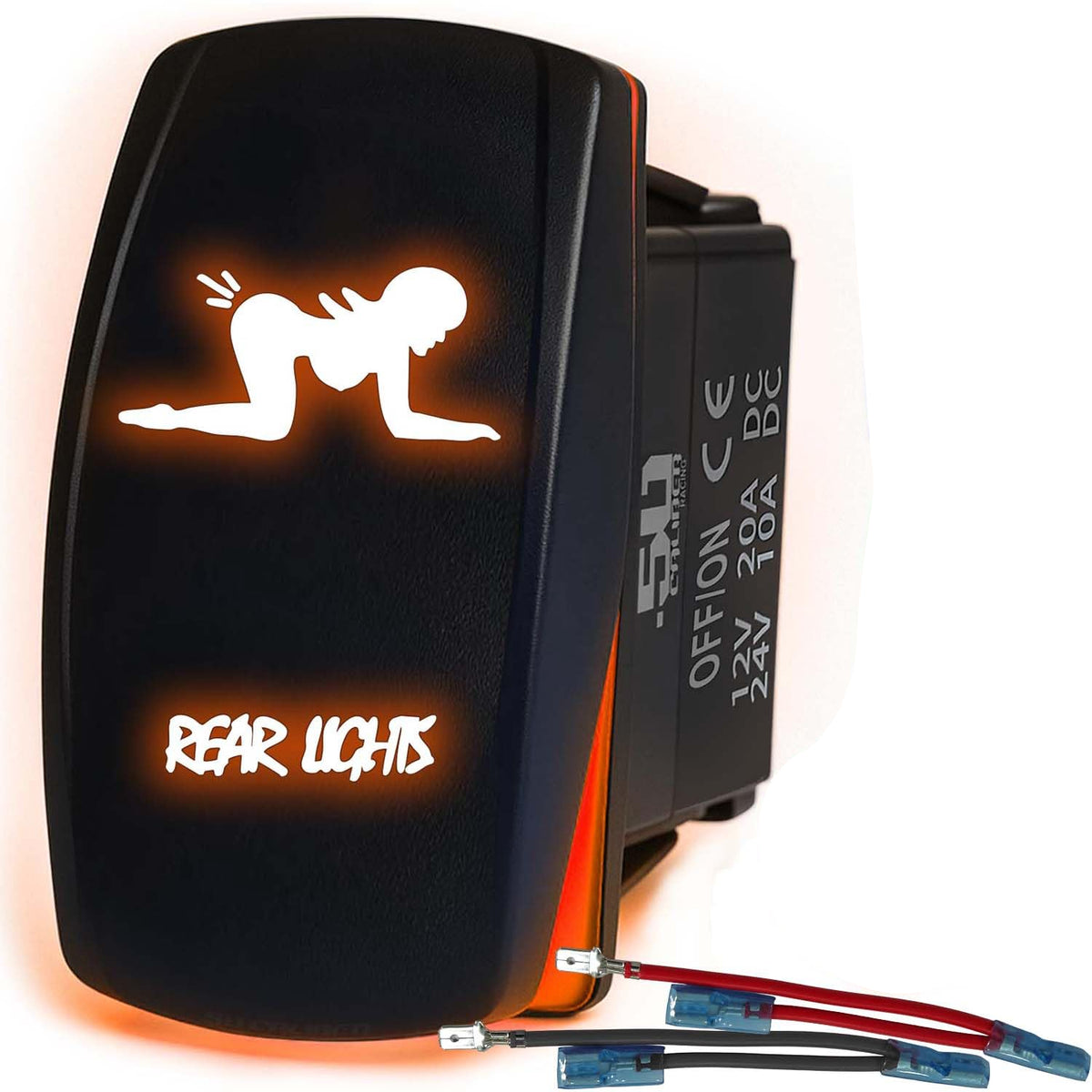 SxS Waterproof Rocker Switch On/Off | 50 Caliber Racing