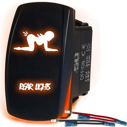 SxS Waterproof Rocker Switch On/Off | 50 Caliber Racing