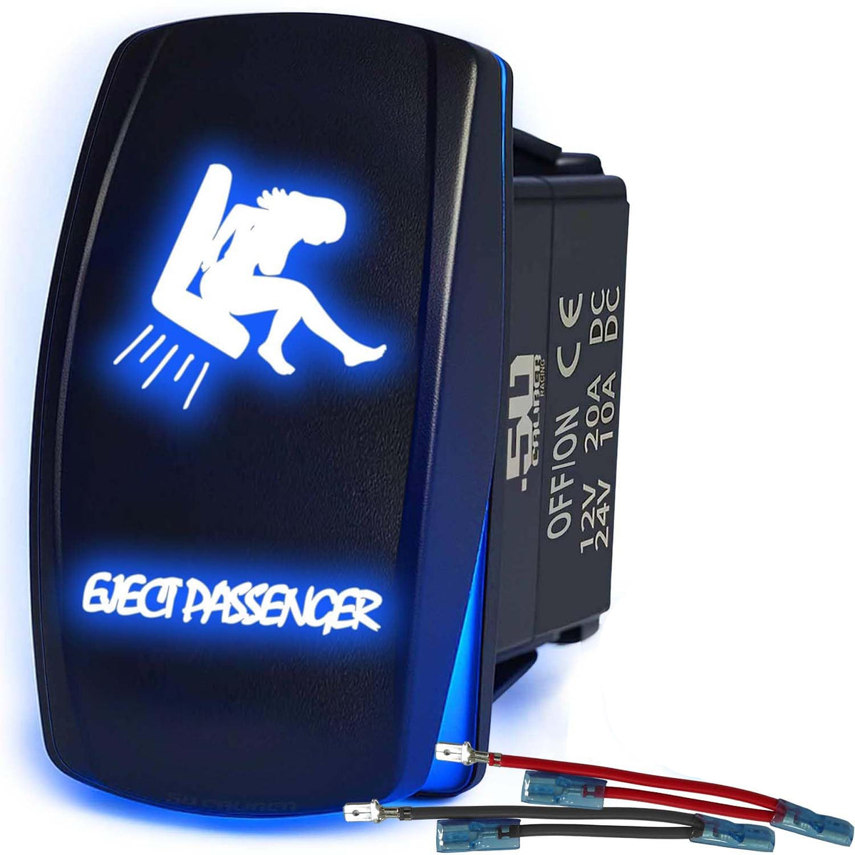 SxS Waterproof Rocker Switch On/Off | 50 Caliber Racing