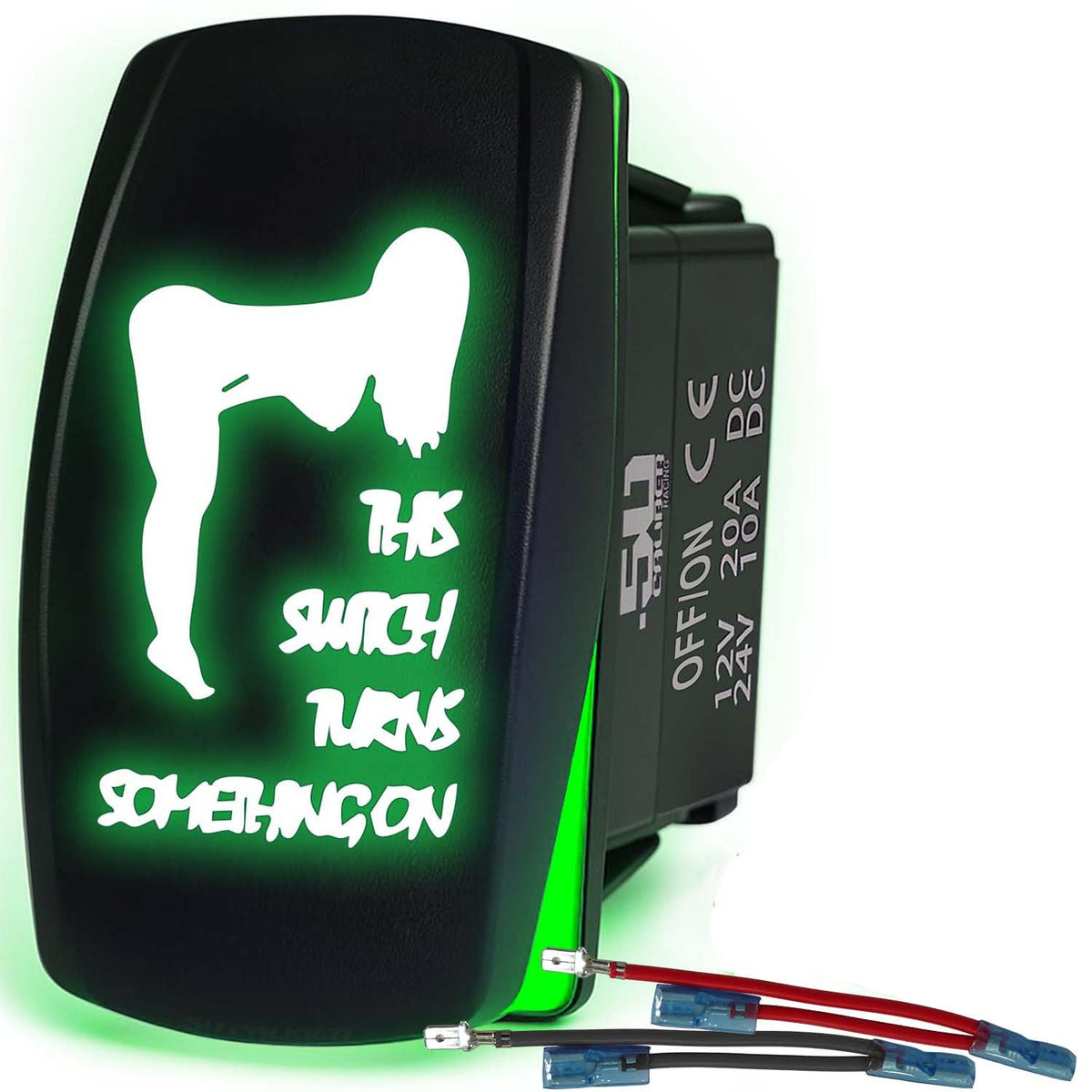 SxS Waterproof Rocker Switch On/Off | 50 Caliber Racing