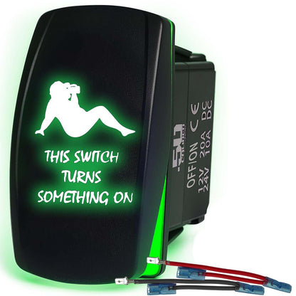 SxS Waterproof Rocker Switch On/Off | 50 Caliber Racing