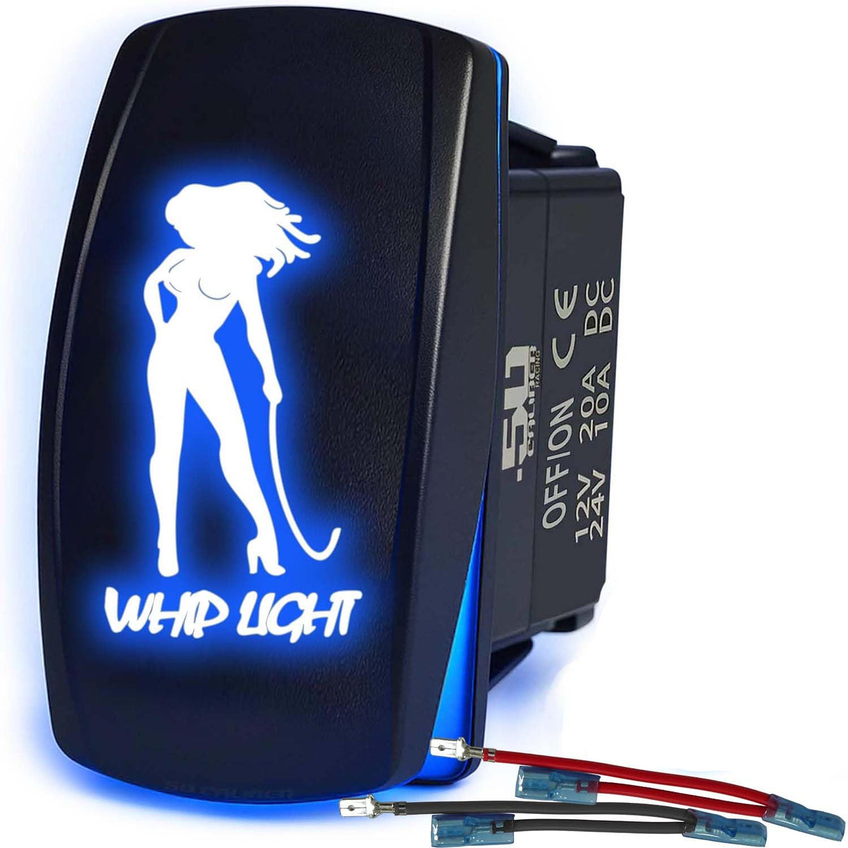 SxS Waterproof Rocker Switch On/Off | 50 Caliber Racing