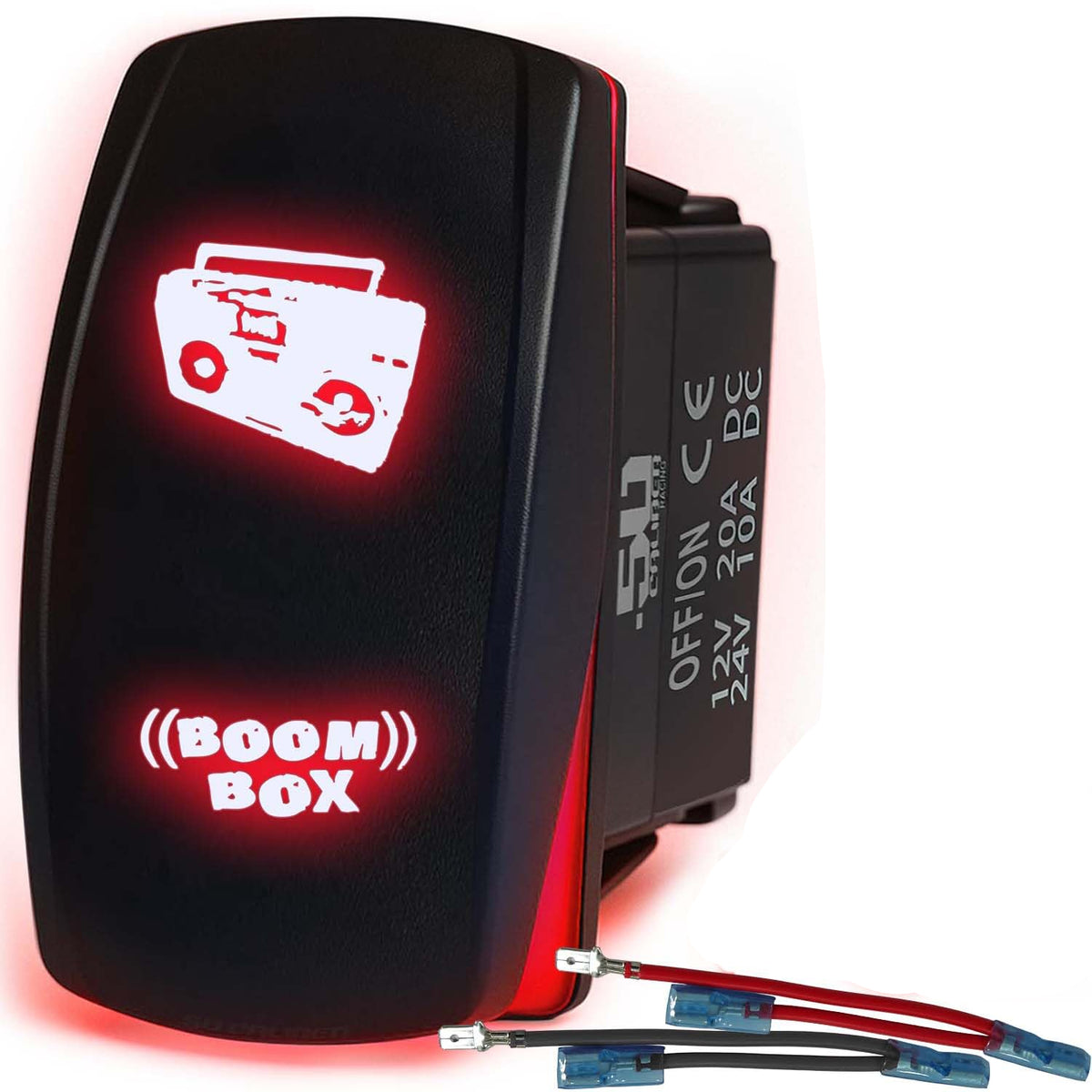 SxS Waterproof Rocker Switch On/Off | 50 Caliber Racing