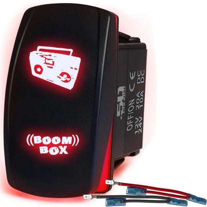 SxS Waterproof Rocker Switch On/Off | 50 Caliber Racing