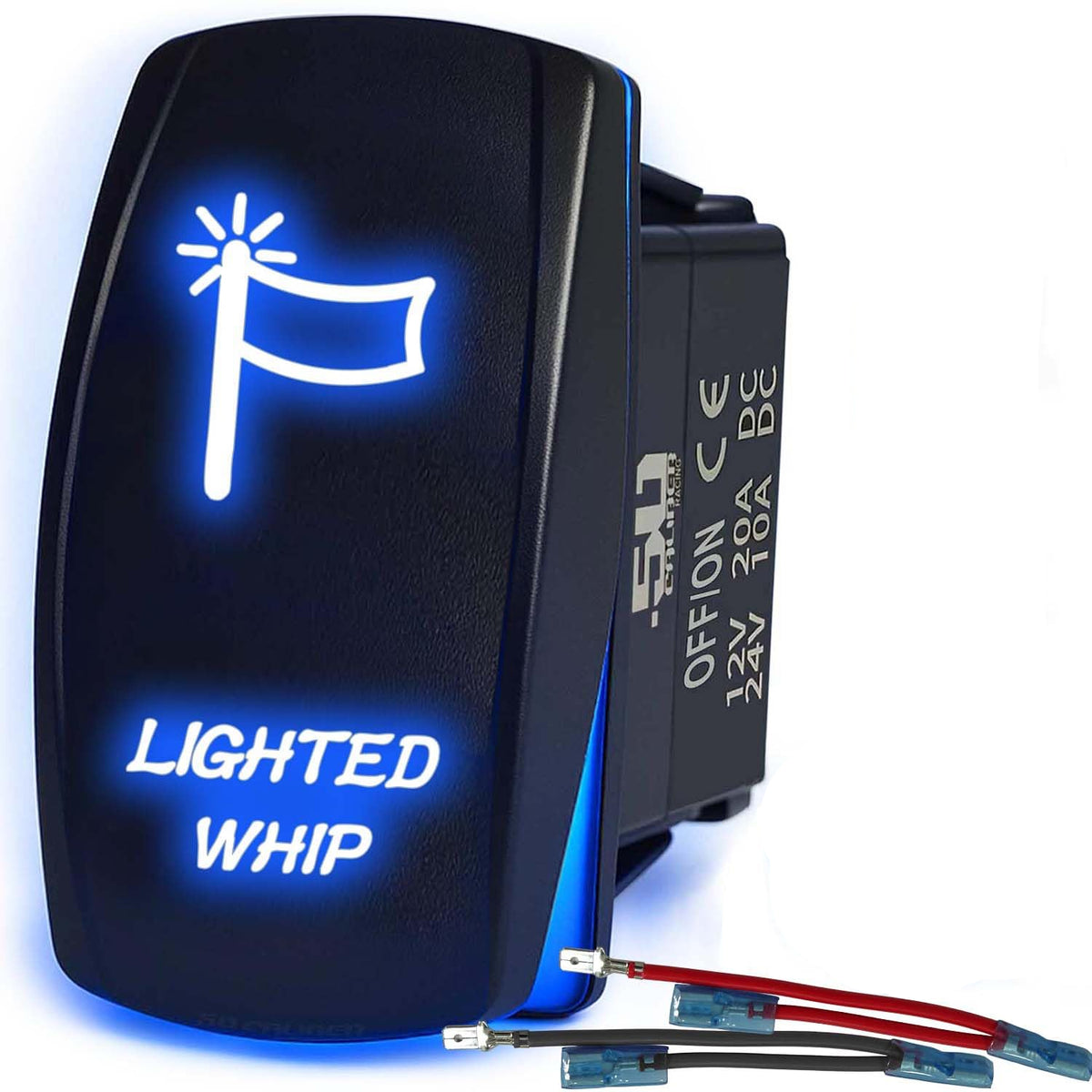 Waterproof Rocker Switch On/Off | 50 Caliber Racing