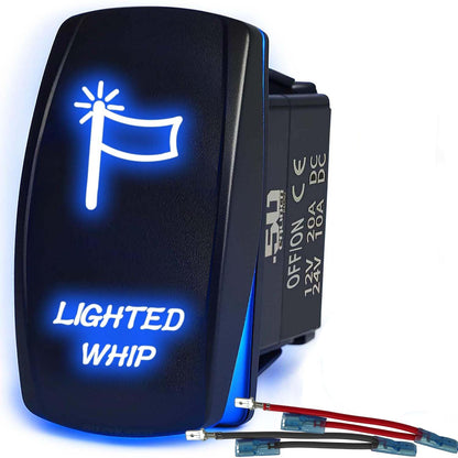Waterproof Rocker Switch On/Off | 50 Caliber Racing