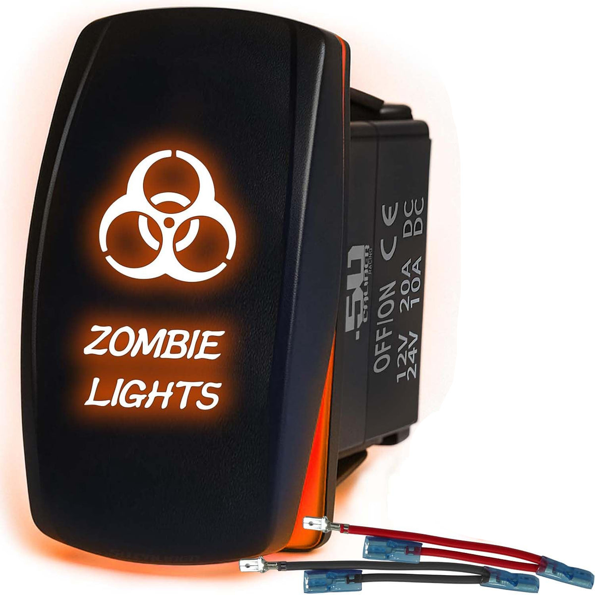 Waterproof Rocker Switch On/Off | 50 Caliber Racing
