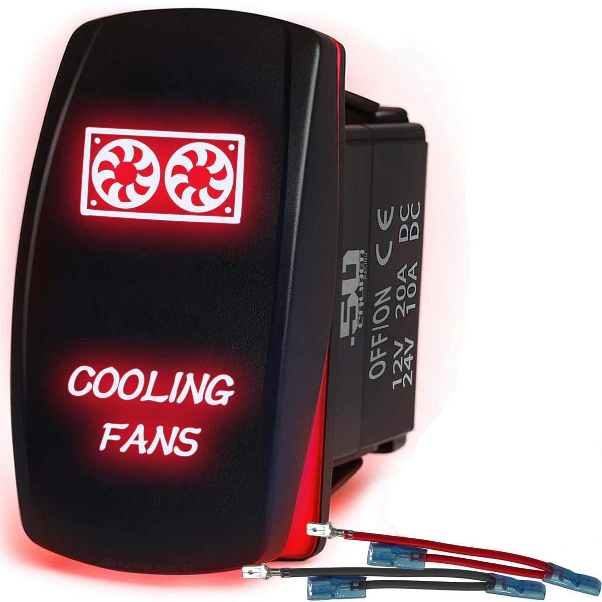 Waterproof Rocker Switch On/Off | 50 Caliber Racing