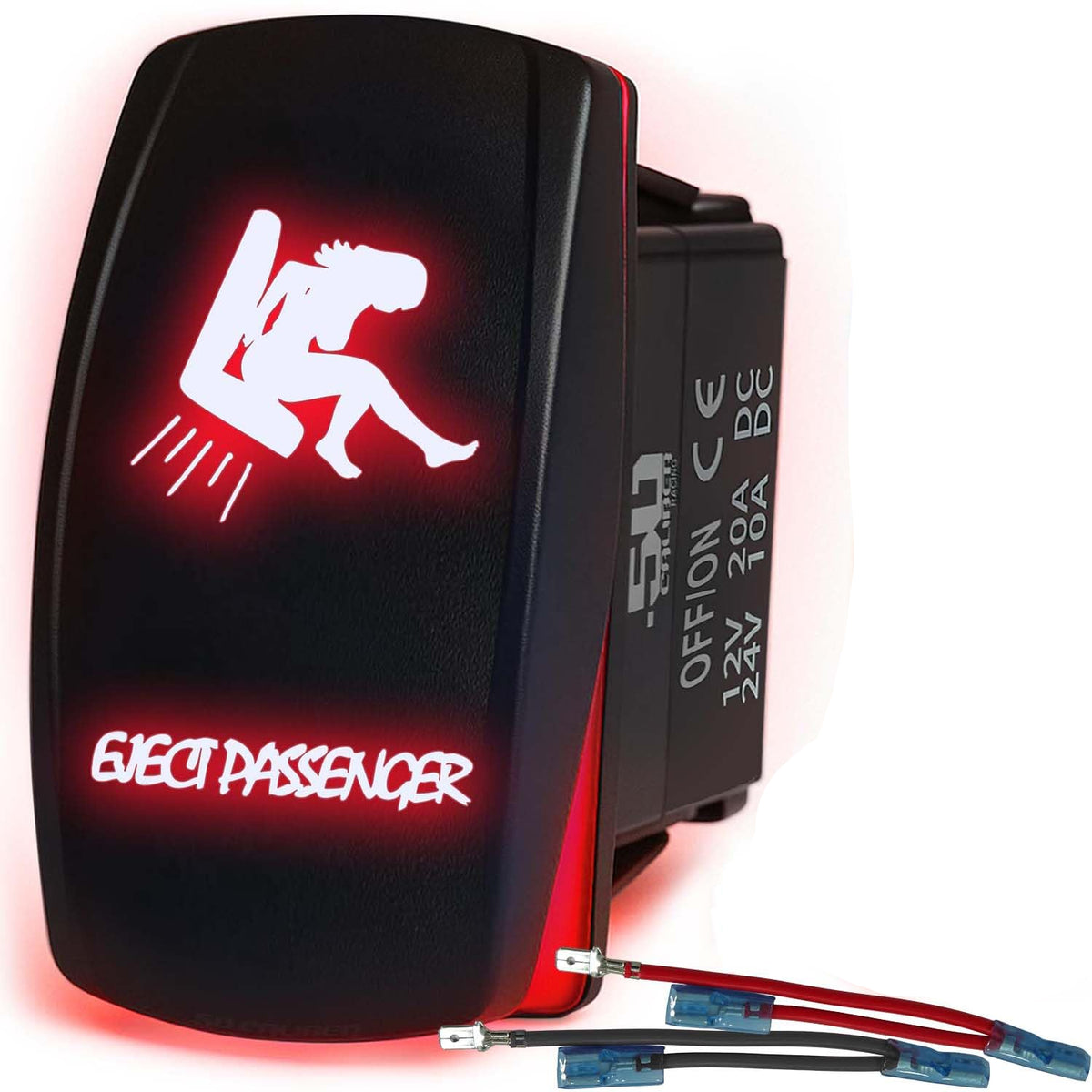 SxS Waterproof Rocker Switch On/Off | 50 Caliber Racing