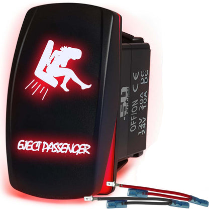 SxS Waterproof Rocker Switch On/Off | 50 Caliber Racing