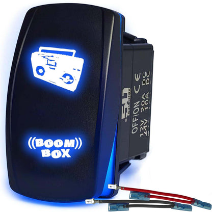 SxS Waterproof Rocker Switch On/Off | 50 Caliber Racing