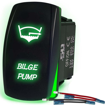 Waterproof Rocker Switch On/Off | 50 Caliber Racing