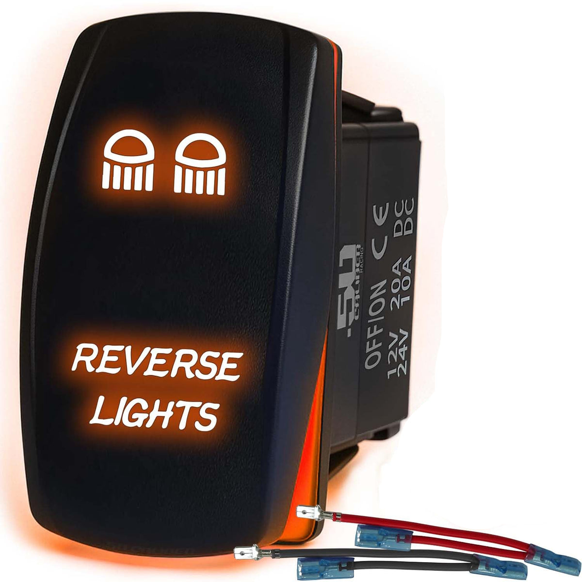 Waterproof Rocker Switch On/Off | 50 Caliber Racing