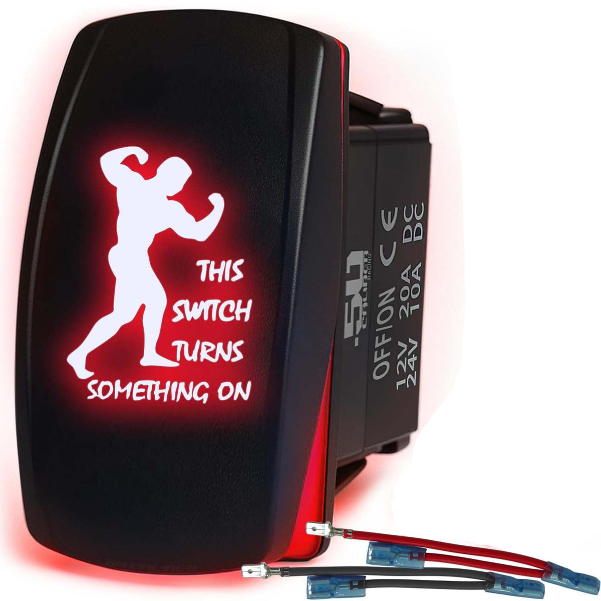 SxS Waterproof Rocker Switch On/Off | 50 Caliber Racing