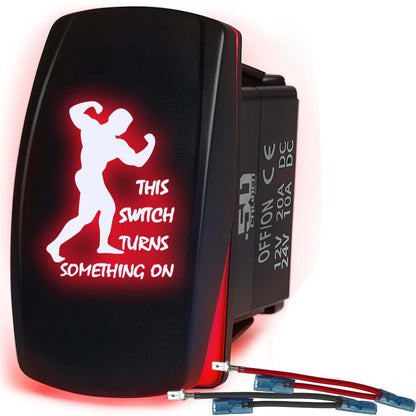 SxS Waterproof Rocker Switch On/Off | 50 Caliber Racing