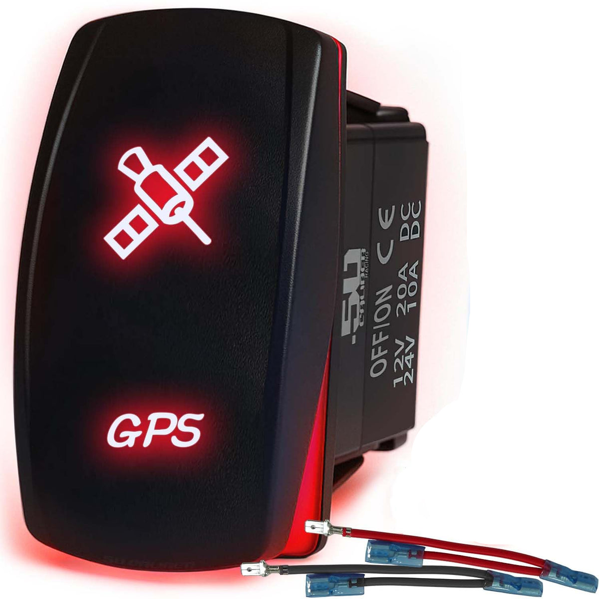 Waterproof Rocker Switch On/Off | 50 Caliber Racing