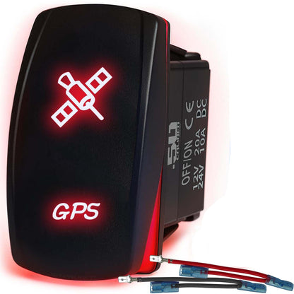 Waterproof Rocker Switch On/Off | 50 Caliber Racing