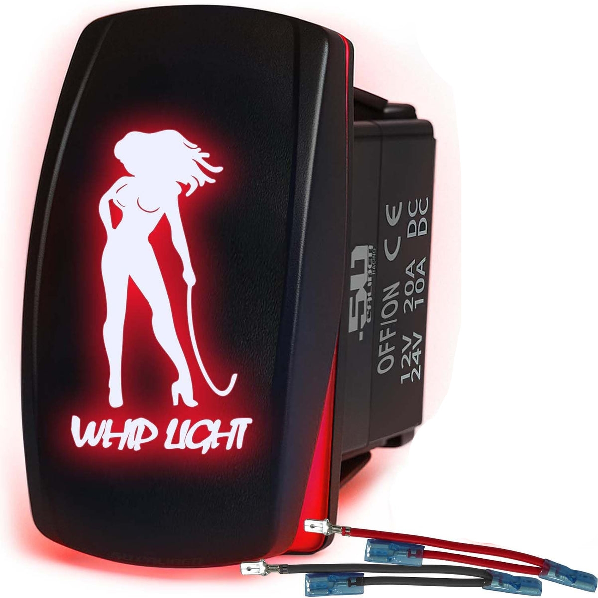 SxS Waterproof Rocker Switch On/Off | 50 Caliber Racing