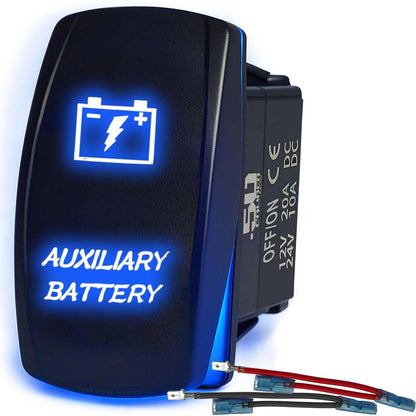 Waterproof Rocker Switch On/Off | 50 Caliber Racing