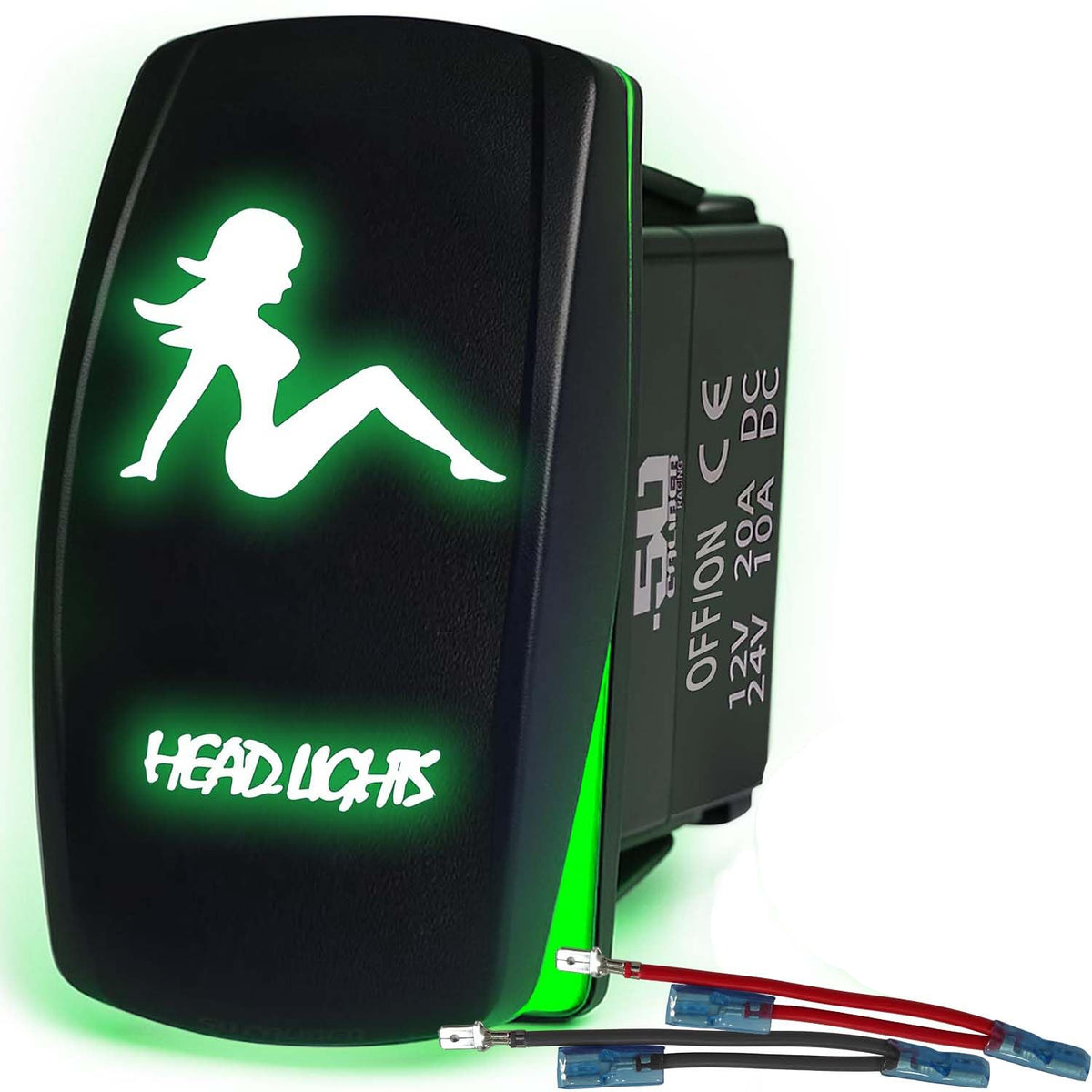 SxS Waterproof Rocker Switch On/Off | 50 Caliber Racing