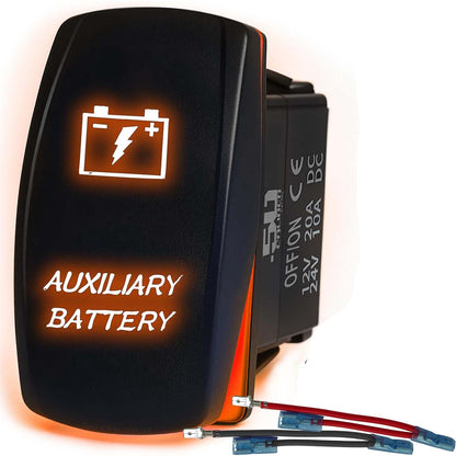Waterproof Rocker Switch On/Off | 50 Caliber Racing