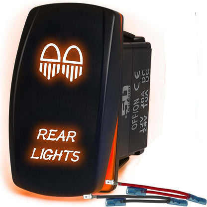 Waterproof Rocker Switch On/Off | 50 Caliber Racing
