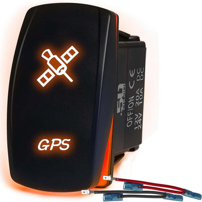 Waterproof Rocker Switch On/Off | 50 Caliber Racing