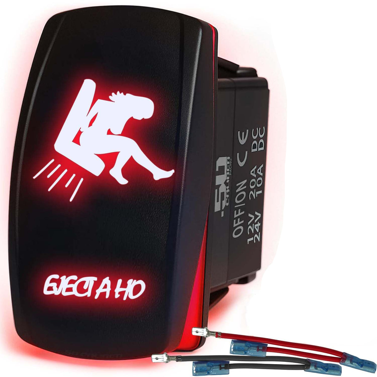SxS Waterproof Rocker Switch On/Off | 50 Caliber Racing