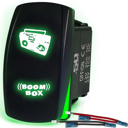 SxS Waterproof Rocker Switch On/Off | 50 Caliber Racing