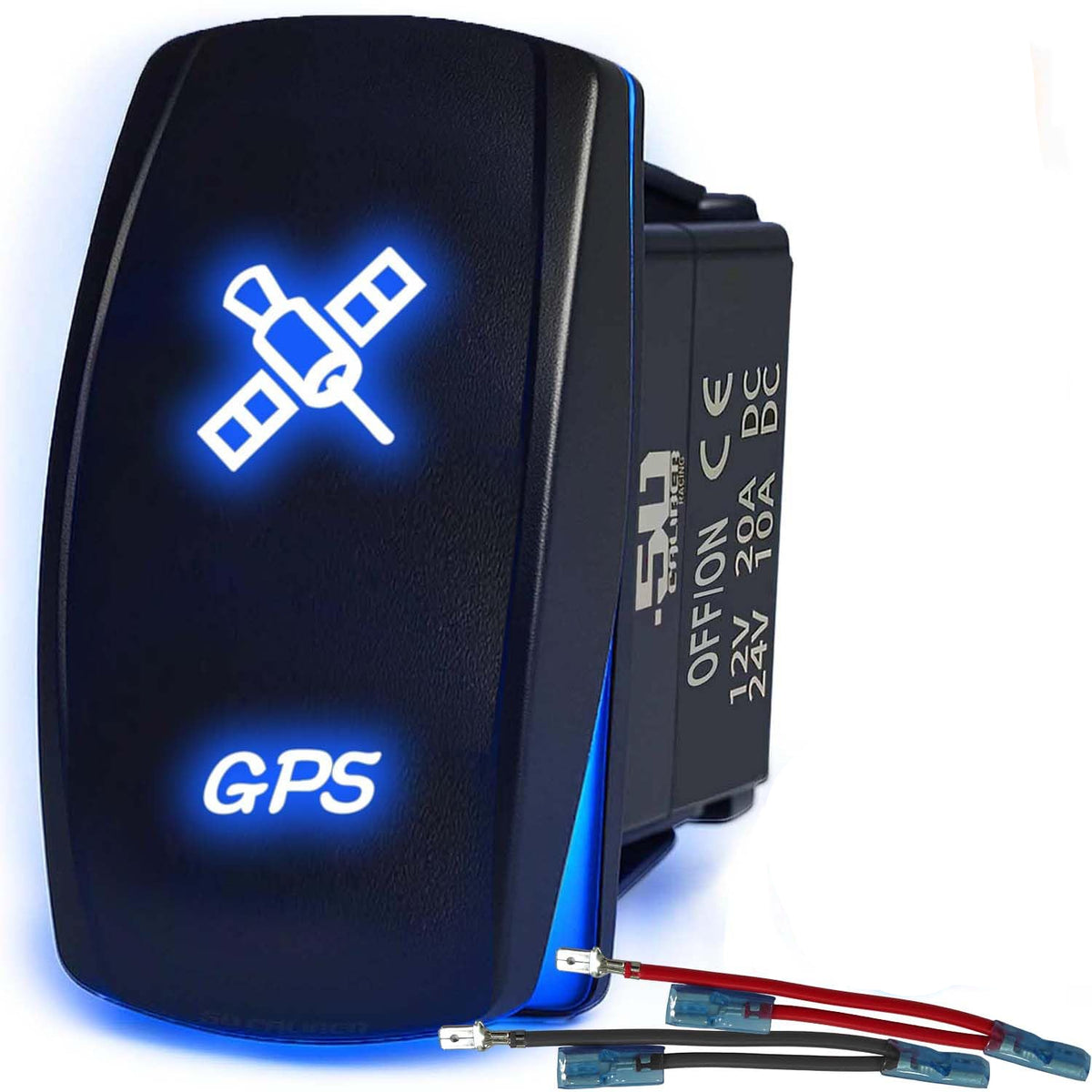 Waterproof Rocker Switch On/Off | 50 Caliber Racing